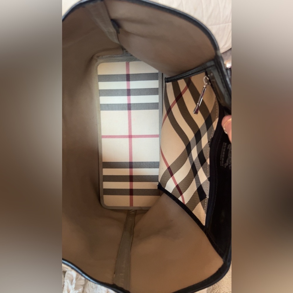 Burberry | Large Women’s Nikki SuperNova Check Tote Bag Handbag Plaid *Luxury - Picture 11 of 16
